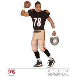 WIDMANN American Football Player (T-Shirt Imbottita Elasticizzata, Pantaloni Imbottiti)