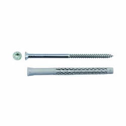 GXL880VT mm 8x80 Per fissaggi prolungati in nylon in grado di contenere lo spessore dell'elemento da fissare. Completo di vit ...