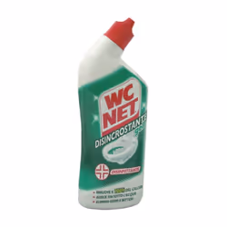 disinfettante contro calcare, germi e batteri che si annidano nelle incrostazioni lungo le pareti sotto il bordo del wc, rido ...