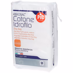 Rekosac® Cotone Idrofilo Zig Zag PIC Solution 50 g idrofilo