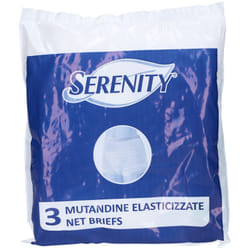 Mutandina Elastica Rettangolare A Rete Serenity per Discrezione e Comfort 3 Pezzi