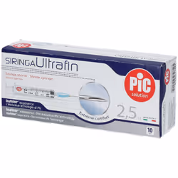Pic Solution Siringa Ultrafin Sterile 2,5 ml 10 pz Siringhe