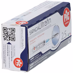 Pic Solution Siringa Ultrafin Sterile 2,5 ml 10 pz Siringhe