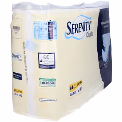 Serenity Classic Superdry Pannolone Per Incontinenza Extra Large 30 Pezzi