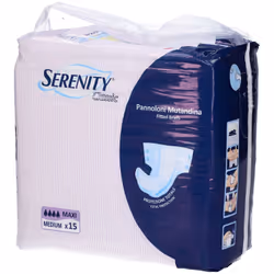 Serenity Classic Pannolone per Incontinenza a Mutandina 15 Pezzi Medium
