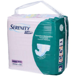Serenity SoftDry Pannolone per Incontinenza Moderata a Grave Confezione da 15 Pezzi