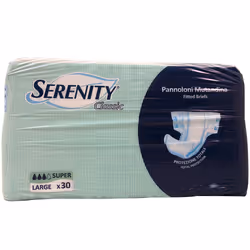 Serenity Classic Pannolone Per Incontinenza A Mutandina 30 Pezzi