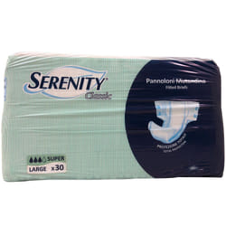 Serenity Classic Pannolone Per Incontinenza A Mutandina 30 Pezzi