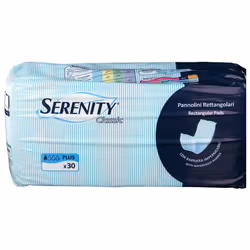 Serenity Classic Pannolino Rettangolare con Barriera 30 Pezzi