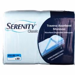 Serenity Traversa Assorbente Monouso 80X180cm 30 Pezzi