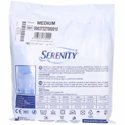 Mutandina Elastica Rettangolare A Rete Serenity M per Discrezione e Comfort 3 Pezzi