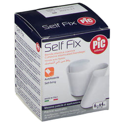 Pic Solution Self Fix Benda elastica autoaderente 6 cm x 4 m 1 pz Assorbenti