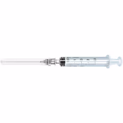 Siringa sterile monouso con ago