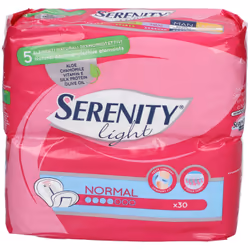 Pannolone per Incontinenza Serenity Normal 30 Pezzi offre protezione e comfort grazie alla sagoma anatomica e al sistema Odou ...