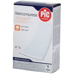 Pic Solution Stericompress 18 cm x 40 12 pz Compresse