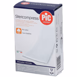 Pic Solution Stericompress 18 cm x 40 12 pz Compresse