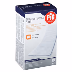 Pic Stericompress Soft 18 x 40 cm 12 pz Compresse