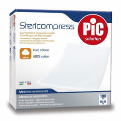 Pic Solution Stericompress 10 cm x 50 pz Compresse