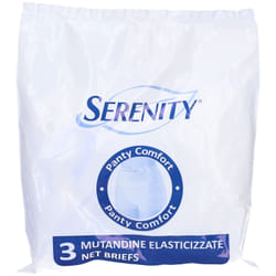 Mutandina A Rete Per Incontinenza Serenity Panty Comfort M 3 Pezzi per Comfort e Protezione 3 Pezzi