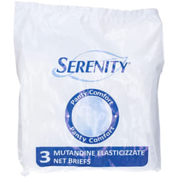 Mutandine A Rete Per Incontinenza Serenity Panty Comfort L per Comfort e Protezione 3 Pezzi