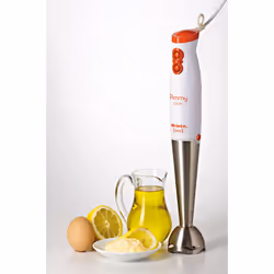 Ariete 881 Pimmy 200 - Frullatore a immersione - Gambo rimovibile e lame in Acciaio Inox - 2 velocità - 200 Watt - Bianco e Arancio - Vista aggiuntiva 5