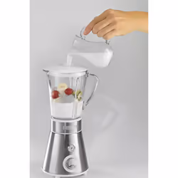 Ariete 561 Blendy Metal - Frullatore con lame in Acciaio Inox - Tazza in vetro 800 ml - 2 velocità + Pulse - 300 Watt - Argento - Vista aggiuntiva 4