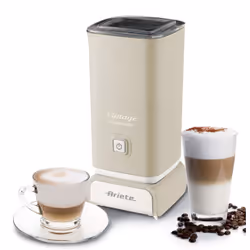 Ariete 2878 Cappuccinatore Vintage - Montalatte a caldo e a freddo - Cappuccino, cioccolata, infusi liofilizzati - 500 Watt - Beige - Vista aggiuntiva 5