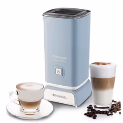 Ariete 2878 Cappuccinatore Vintage - Montalatte a caldo e a freddo - Cappuccino, cioccolata, infusi liofilizzati - 500 Watt - Celeste - Vista aggiuntiva 5