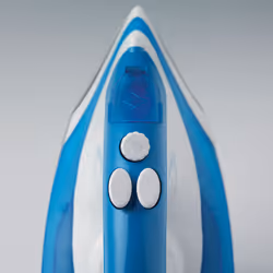 Ariete 6234 Steam Iron - Ferro da stiro con piastra in teflon - Colpo vapore 140 gr/min - Serbatoio 250 ml - 2000 W - Bianco e Azzurro - Vista aggiuntiva 5