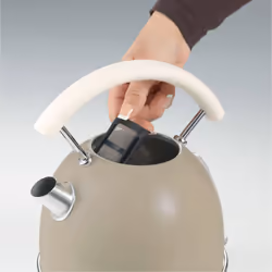 Ariete 2877 Bollitore elettrico 1,7 Litri di Design - Infusi, tè e tisane - Autospegnimento - 2000 Watt - Acciaio Inox - Linea Vintage - Beige - Vista aggiuntiva 4