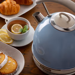 Ariete 2877 Bollitore elettrico 1,7 Litri di Design - Infusi, tè e tisane - Autospegnimento - 2000 Watt - Acciaio Inox - Linea Vintage - Celeste - Vista aggiuntiva 5