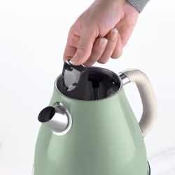 Ariete 2869 Bollitore Elettrico 1,7 Litri di Design - Infusi, tè e tisane - Autospegnimento - 2000 Watt - Acciaio Inox - Linea Vintage - Verde - Vista aggiuntiva 4