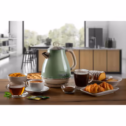Ariete 2869 Bollitore Elettrico 1,7 Litri di Design - Infusi, tè e tisane - Autospegnimento - 2000 Watt - Acciaio Inox - Linea Vintage - Verde - Vista aggiuntiva 5