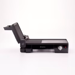 Ariete 1916 Multi Grill 3 in 1 - Griglia Elettrica, Barbecue, Piastra liscia e rigata - apertura a 180° - Termostato regolabile - 2400 Watt - Nero - Vista aggiuntiva 5