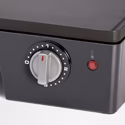 Ariete 1916 Multi Grill 3 in 1 - Griglia Elettrica, Barbecue, Piastra liscia e rigata - apertura a 180° - Termostato regolabile - 2400 Watt - Nero - Vista aggiuntiva 6