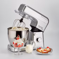 Ariete 1598 Gourmet Professional 7L Metal - Impastatrice Planetaria con Frullatore - Ciotola in Acciaio Inox - 7 L - Caraffa in vetro - 1200 Watt - 6 velocità - Vista aggiuntiva 5