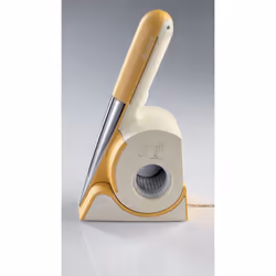 Ariete 457 Gratì Waterproof - Grattugia elettrica Impermeabile - Senza filo - Lavabile sotto acqua corrente - 2 rulli Acciaio Inox - Bianco e Giallo - Vista aggiuntiva 8