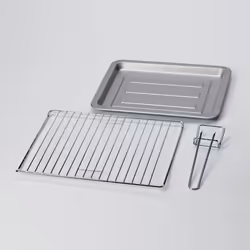 Ariete 979 Forno Elettrico di Design 18 Litri - Ideale per pizza da 30 cm - Doppio vetro - 1380 Watt - Acciaio Inox - Linea Vintage - Celeste - Vista aggiuntiva 4