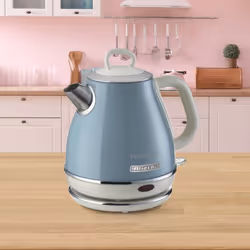 Ariete 2868 Bollitore Elettrico Vintage 1 Litro - Infusi, Tè e Tisane - Autospegnimento - Acciaio Inox - 1 Litro - 1600 Watt - Celeste - Vista aggiuntiva 4