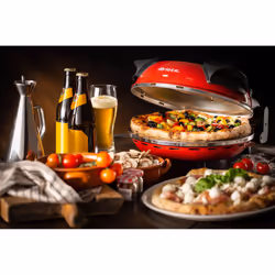 Ariete 909 Forno Pizza - Pizza in 4 minuti - Piastra in pietra refrattaria con trattamento antiaderente - Temperatura max 400° - 1200 Watt - Timer 30’ - Vista aggiuntiva 4