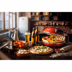 Ariete 909 Forno Pizza - Pizza in 4 minuti - Piastra in pietra refrattaria con trattamento antiaderente - Temperatura max 400° - 1200 Watt - Timer 30’ - Vista aggiuntiva 7