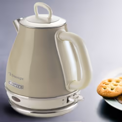 Ariete 2868 Bollitore Elettrico Vintage 1 Litro - Infusi, Tè e Tisane - Autospegnimento - Acciaio Inox - 1 Litro - 1600 Watt - Beige - Vista aggiuntiva 4