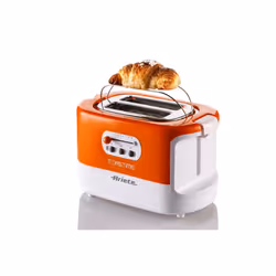 Ariete 159 Toastime - Tostapane con Pinze per 2 fette di pane - 9 Gradi di Doratura - 700 Watt - Bianco e Arancio - Vista aggiuntiva 4
