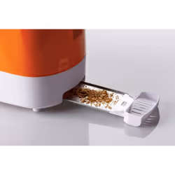 Ariete 159 Toastime - Tostapane con Pinze per 2 fette di pane - 9 Gradi di Doratura - 700 Watt - Bianco e Arancio - Vista aggiuntiva 7