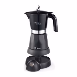 Ariete 1368 Aroma - Moka Elettrica con Autospegnimento - 4/6 tazze - Mantenimento temperatura fino a 30' - 480 Watt - Nero