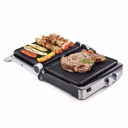 Ariete 1918 Grill & Taste - Griglia Elettrica - Piastre Antiaderenti removibili basculanti - apertura 180° - 5 Temperature - 2000 Watt - Acciaio Inox - Vista aggiuntiva 5