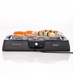 Ariete 723 Party Grill - barbecue elettrico. Potenza 2000W. Cottura lenta e rapida. Per carne, verdura e pesce. Dotata di vassoi raccogli grasso. - Vista aggiuntiva 4