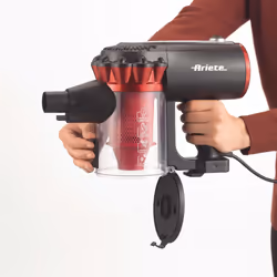 Ariete 2759 Handy Force RBT - Scopa Elettrica con Filo - Aspirapolvere e Aspirabriciole - Tecnologia Ciclonica Senza Sacco - 2 Spazzole - 600 Watt - Vista aggiuntiva 7
