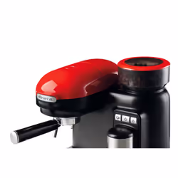 Ariete 1318 Macchina da Caffè con Macinacaffè - 1 filtro - Montalatte - 15 bar - 1080 Watt - 0,8 Litri - Linea Moderna - Rosso - Vista aggiuntiva 5