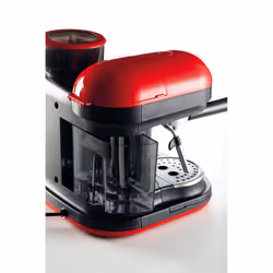 Ariete 1318 Macchina da Caffè con Macinacaffè - 1 filtro - Montalatte - 15 bar - 1080 Watt - 0,8 Litri - Linea Moderna - Rosso - Vista aggiuntiva 6